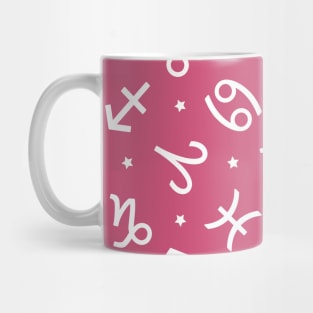 Pattern Set Zodiac Sign Horoscope Astrology Symbol Mug